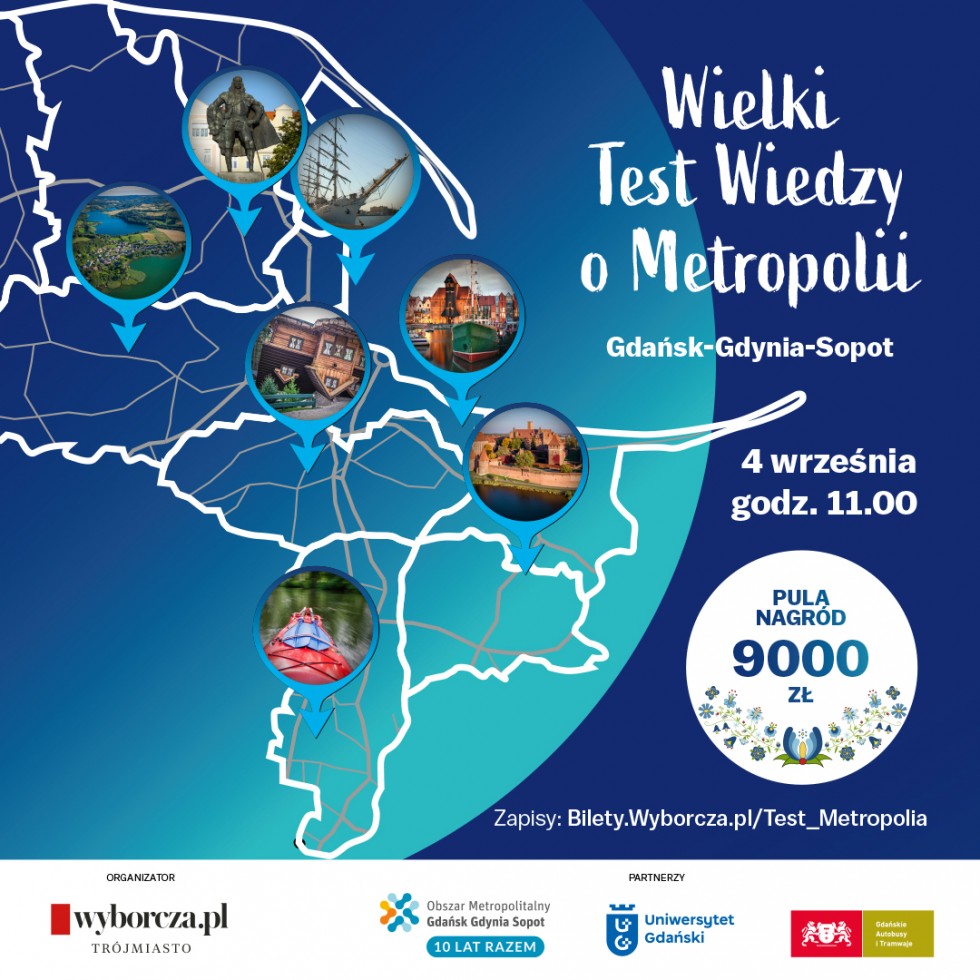 Malbork. Wielki Test Wiedzy o Metropolii na wysokości 130 m - sprawdź się i wygraj 5 tys. zł.