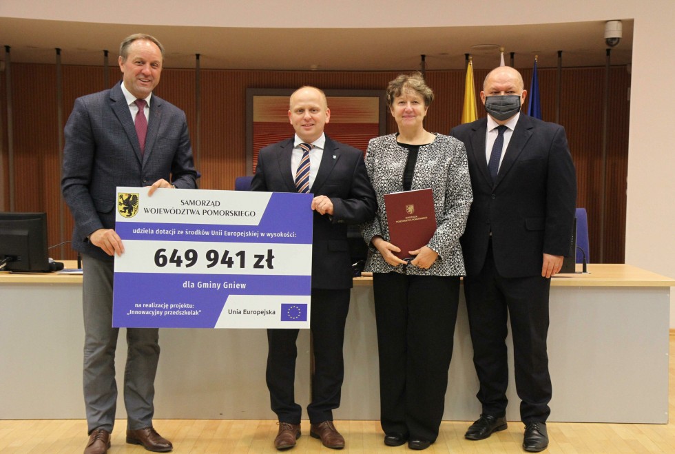 Ponad 18 mln zł unijnego dofinansowania na wsparcie edukacji przedszkolnej trafi do 12 pomorskich gmin. Wśród nich gmina Miłoradz i Sztum.