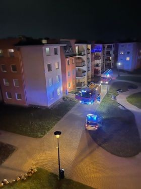 Malbork. Nocna akcja strażaków na Rodziewiczówny.
