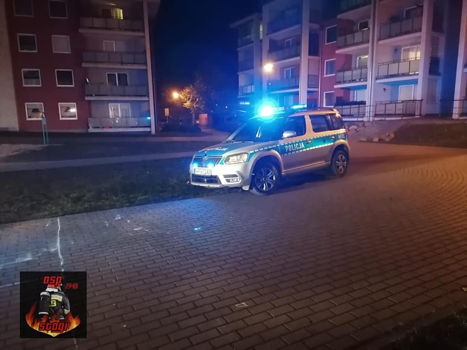 Malbork. Nocna akcja strażaków na Rodziewiczówny.