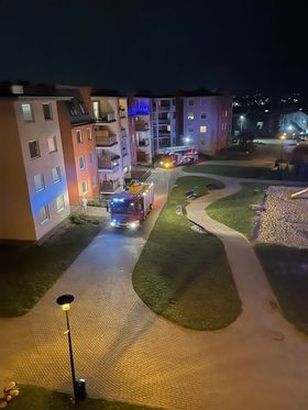 Malbork. Nocna akcja strażaków na Rodziewiczówny.