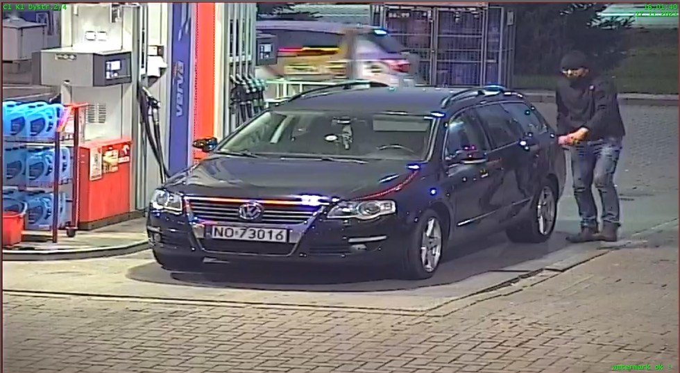 Nowy Dwór Gdański. Policja poszukuje mężczyzny podejrzanego o kradzież paliwa. Czy ktoś go rozpoznaje?