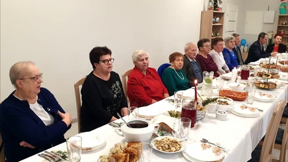 Gmina Miłoradz. Wigilijne spotkanie seniorów.