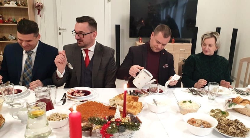 Gmina Miłoradz. Wigilijne spotkanie seniorów.
