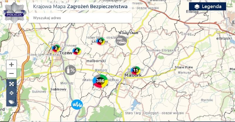 Malbork. Policja podsumowała Krajową Mapę Zagrożeń Bezpieczeństwa za 2021 r.