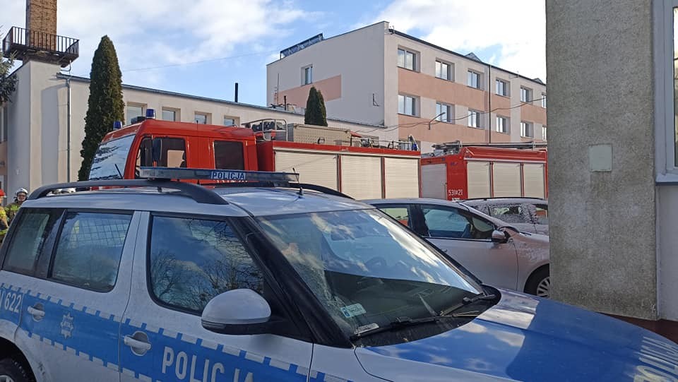 Sztum. 12 osób poszkodowanych po rozpyleniu środka chemicznego w szkole.
