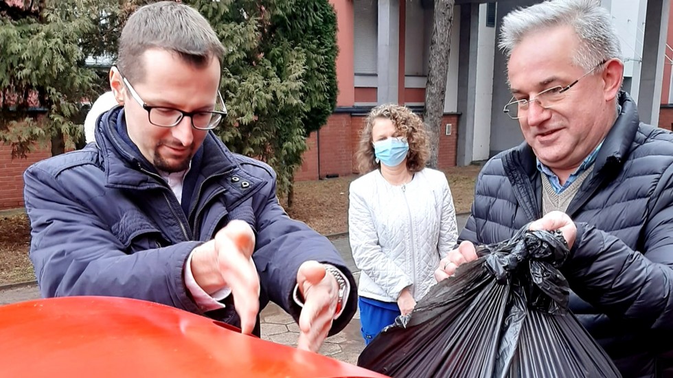 Malbork. Na terenie szpitala stanęło nakrętkowe serducho.