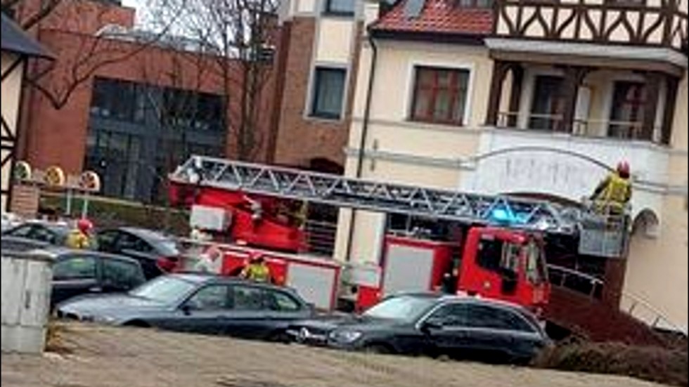Malbork. Od wczoraj tylko kilka interwencji strażaków związanych z usuwaniem skutków silnego wiatru.