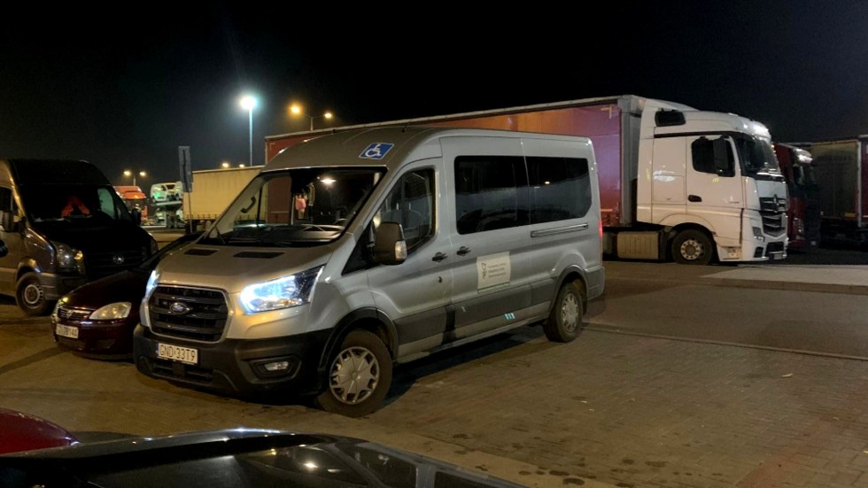 Gmina Malbork. Transport uchodźców z Ukrainy.