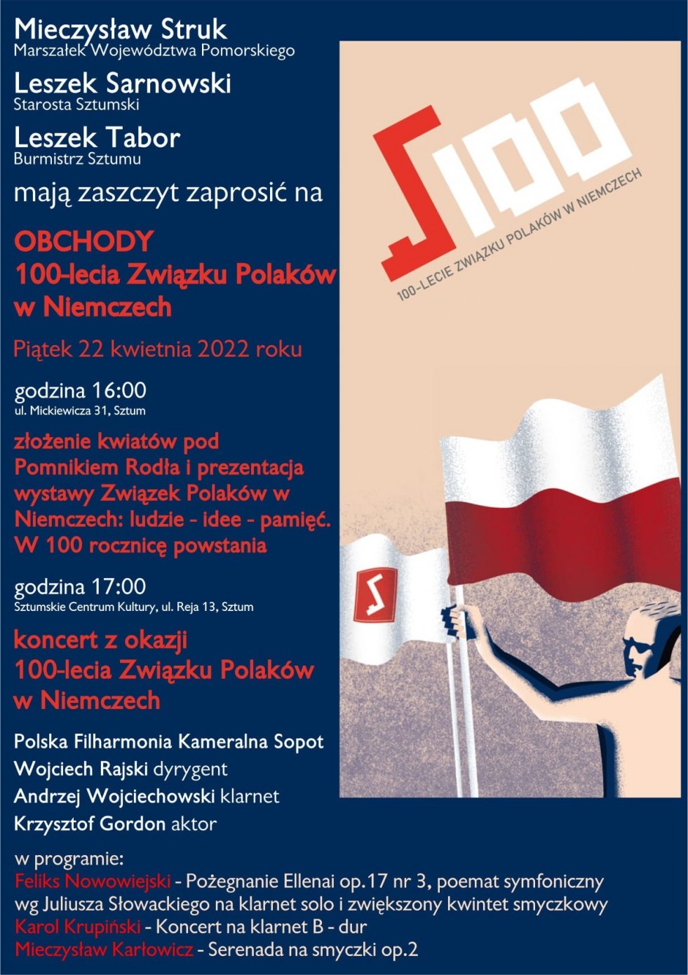 Sztum. Obchody 100-lecia Związku Polaków w Niemczech.