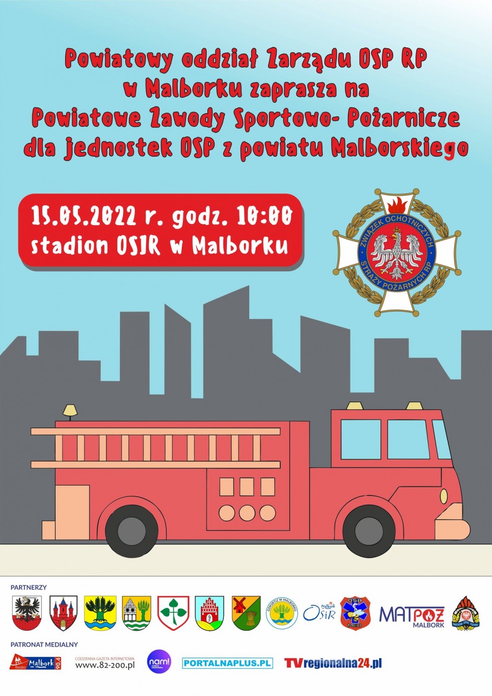 Malbork. Wkrótce Powiatowe Zawody Sportowo – Pożarnicze dla jednostek OSP.