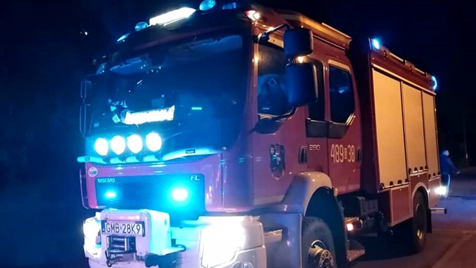 Pożar obory w Lasowicach Wielkich – weekendowy raport malborskich służb mundurowych.