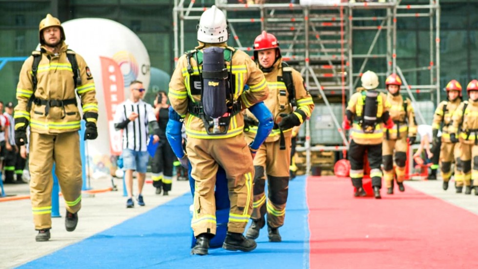 Sztum. Mł. kpt. Piotr Spiżewski walczył o tytuł Opole Toughest Firefighter 2022.