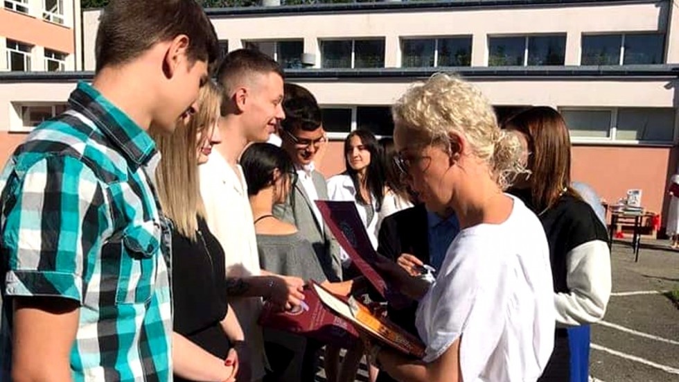 Sztum. Pożegnanie wieloletniej dyrektor Zespołu Szkół.