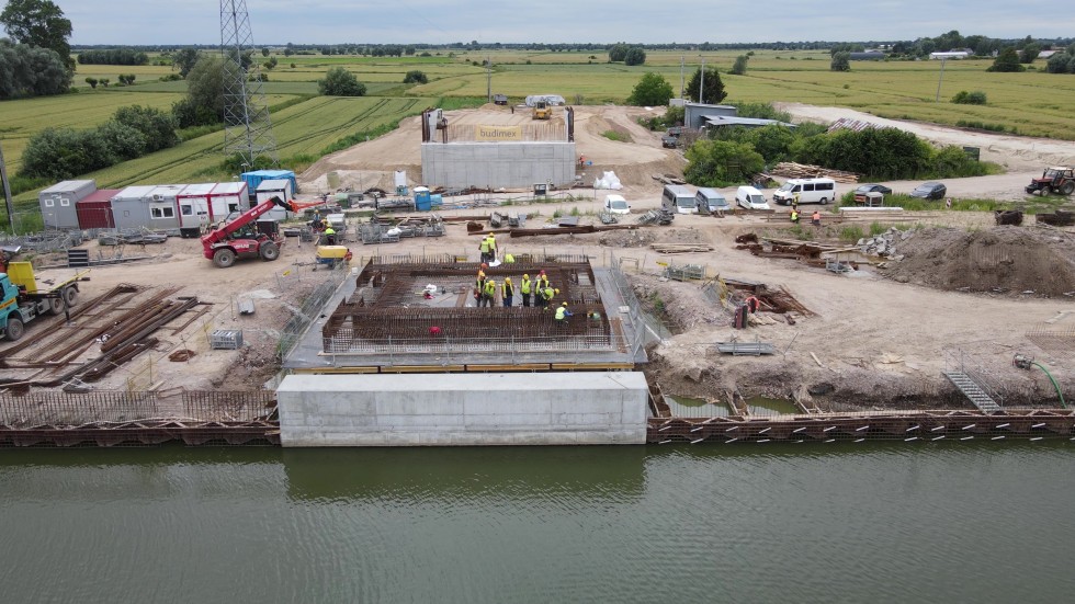 Most obrotowy w Nowakowie. II etap drogi wodnej łączącej Zalew Wiślany z Zatoką Gdańską 08.07.2022