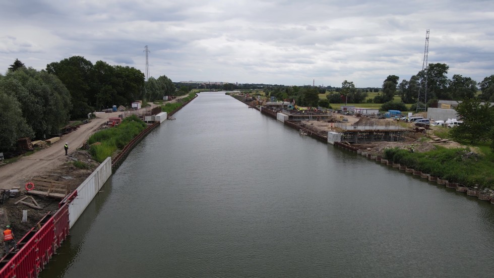 Most obrotowy w Nowakowie. II etap drogi wodnej łączącej Zalew Wiślany z Zatoką Gdańską 08.07.2022
