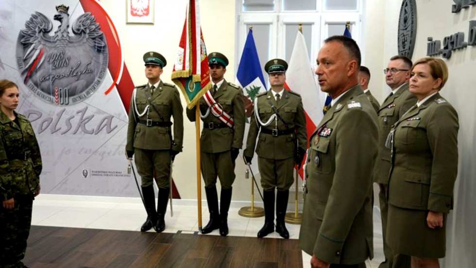 WMOSG. Ślubowanie nowo przyjętych oraz wyróżnienia i odznaczenia dla zasłużonych funkcjonariuszy.
