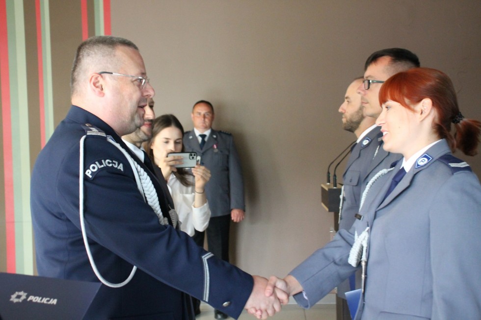 Sztum. Święto Policji – awanse, odznaczenia i pożegnania.