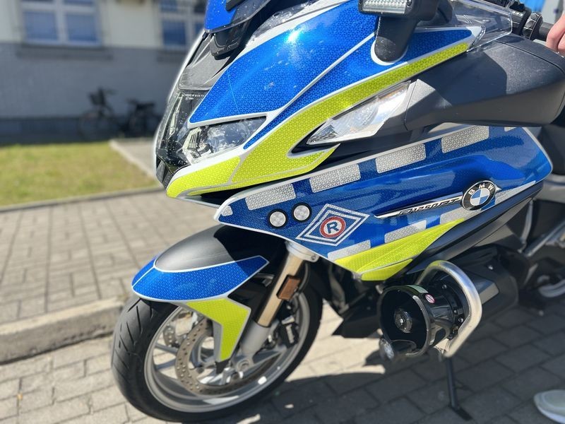 Malbork. Motocykl BMW R 1250 RT – nowy nabytek policjantów.