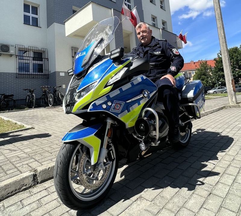 Malbork. Motocykl BMW R 1250 RT – nowy nabytek policjantów.