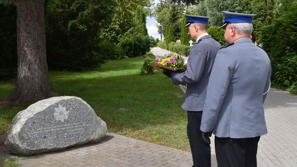 Malbork. Uczcili pamięć policjantów.