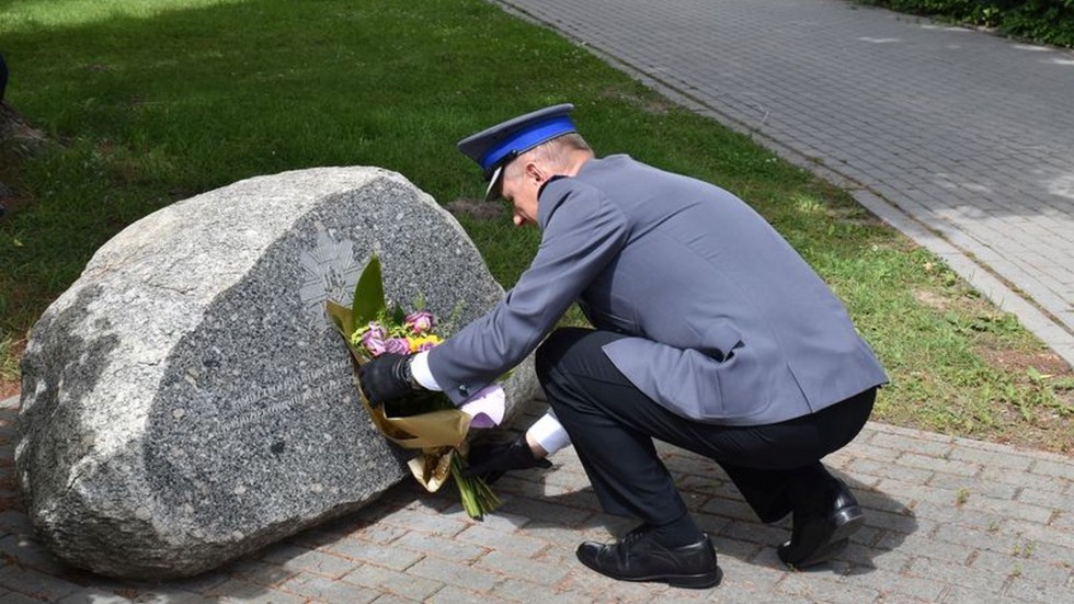 Malbork. Uczcili pamięć policjantów.