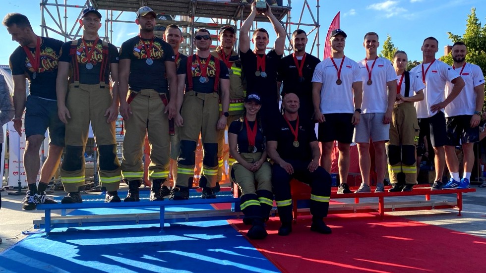 Sztum. Kolejny sukces strażaka mł. kpt. Piotra Spiżewskiego.