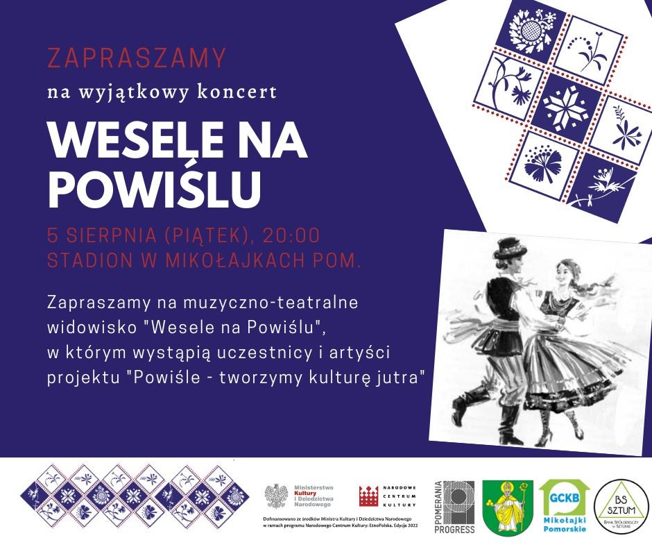 Mikołajki Pomorskie. Przyjdź i weź udział w Weselu na Powiślu.