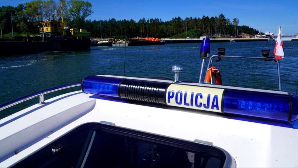 Mierzeja Wiślana. Policjanci ostrzegają – przekop nadal jest miejscem budowy.