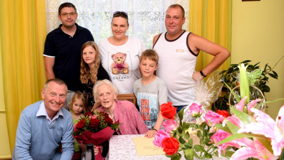 Nowy Dwór Gdański. Jubileusz 90 urodzin Wandy Ziegert.