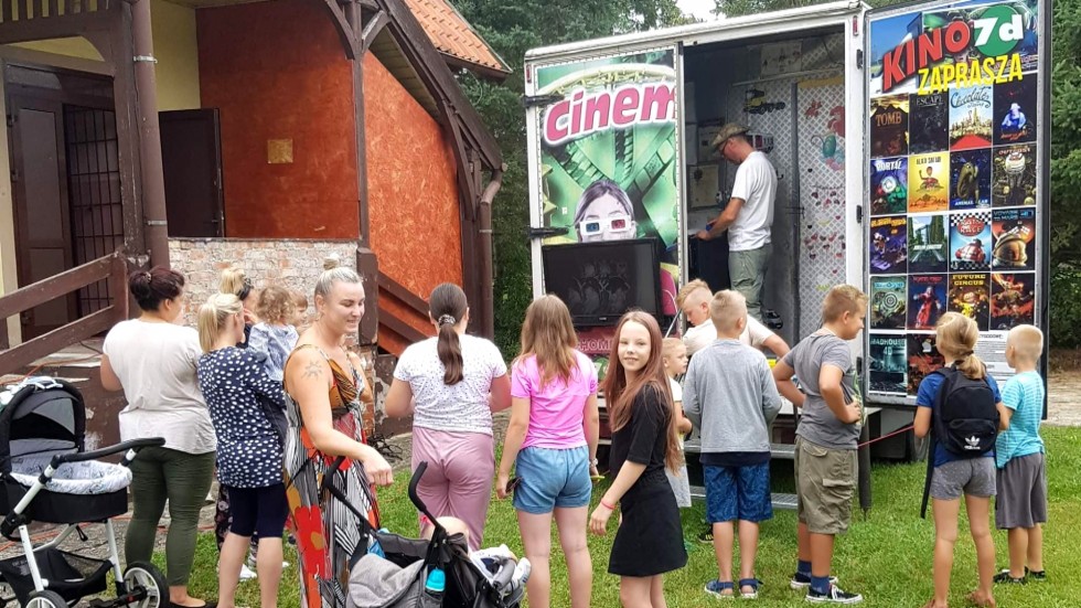Gmina Miłoradz. Na seansie w w kinie 7 D.