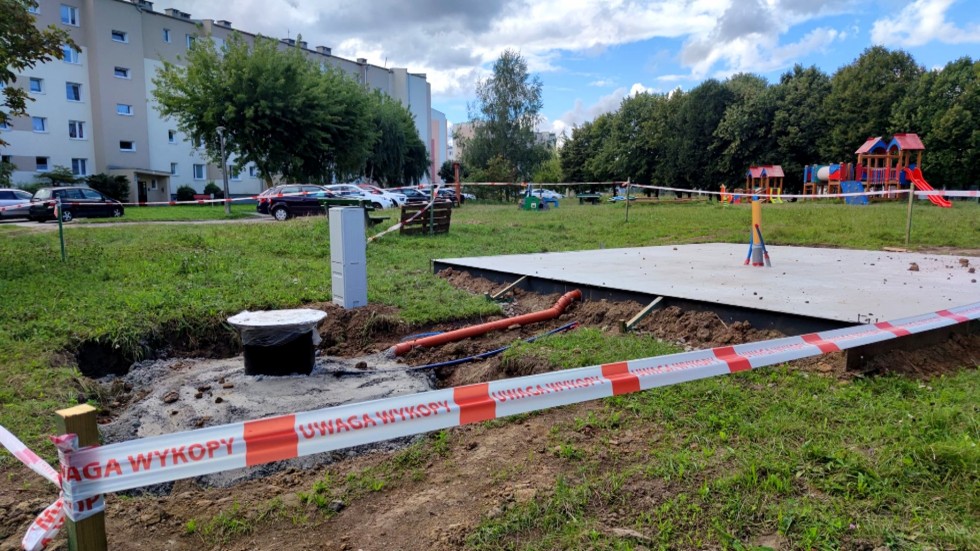 Malbork. Na Osiedlu Południe powstaje tężnia solankowa. Wideo i zdjęcia.