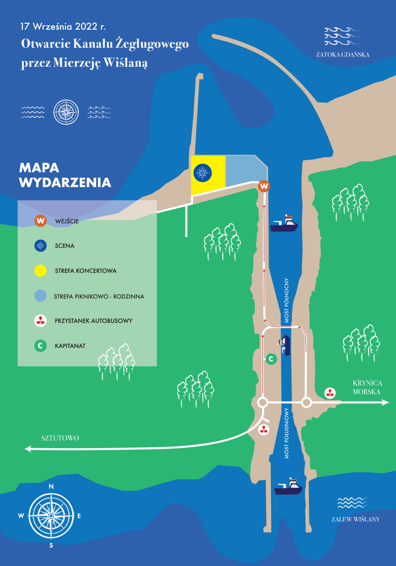 Otwarcie Kanału Żeglugowego przez Mierzeję Wiślaną 17.09.2022. Zobacz, co w planie!