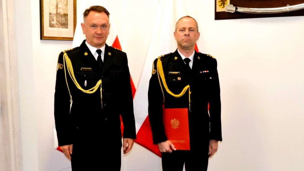 Malbork. Bryg. Adam Tafliński zastępcą Komendanta Powiatowego PSP.