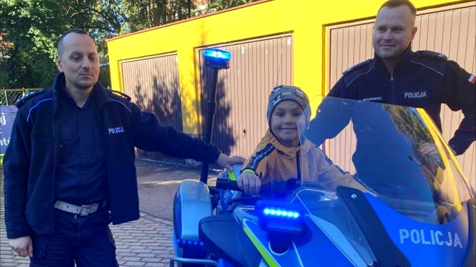 Sztum. Przedszkolaki z wizytą u policjantów.