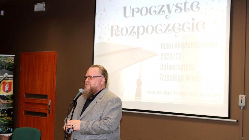 Sztum. Inauguracja Roku Akademickiego Uniwersytetu Trzeciego Wieku.