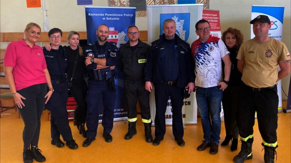 Dzierzgoń. Policjanci zabezpieczali  I Turniej Profilaktyczny Piłki Nożnej.