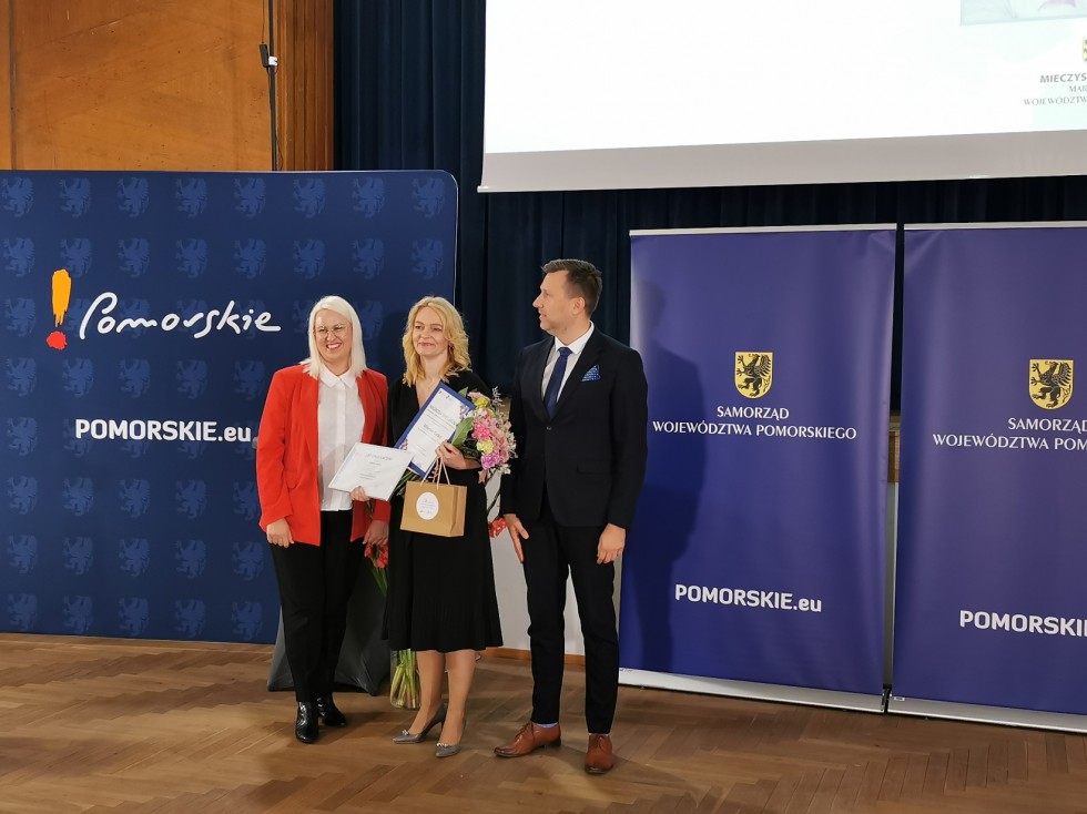 Sztutowo. Małgorzata Błaszak Nauczycielem Pomorza Roku 2022.
