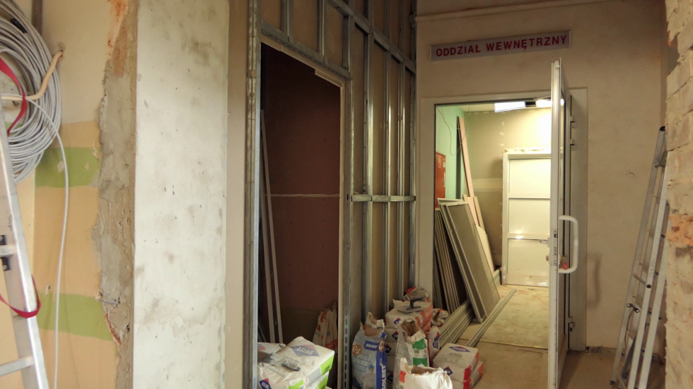 Malbork. Szpital modernizuje oddział anestezjologii i intensywnej terapii. Wideo i zdjęcia