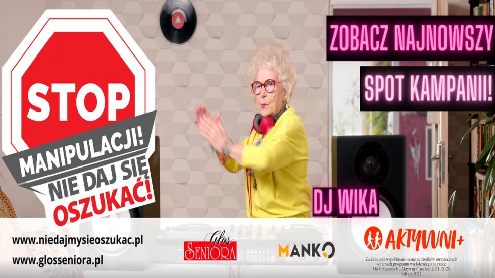Najstarsza didżejka w Europie ostrzega: Stop Manipulacji – nie daj się oszukać!