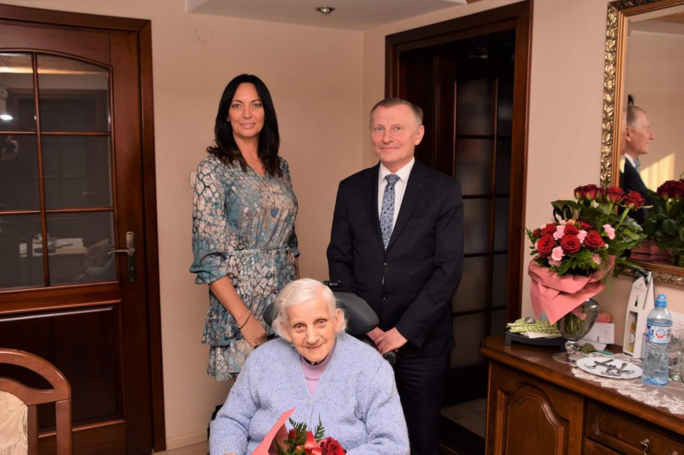 Nowy Dwór Gdański. Jubileusz 100. urodzin Anny Glazer.
