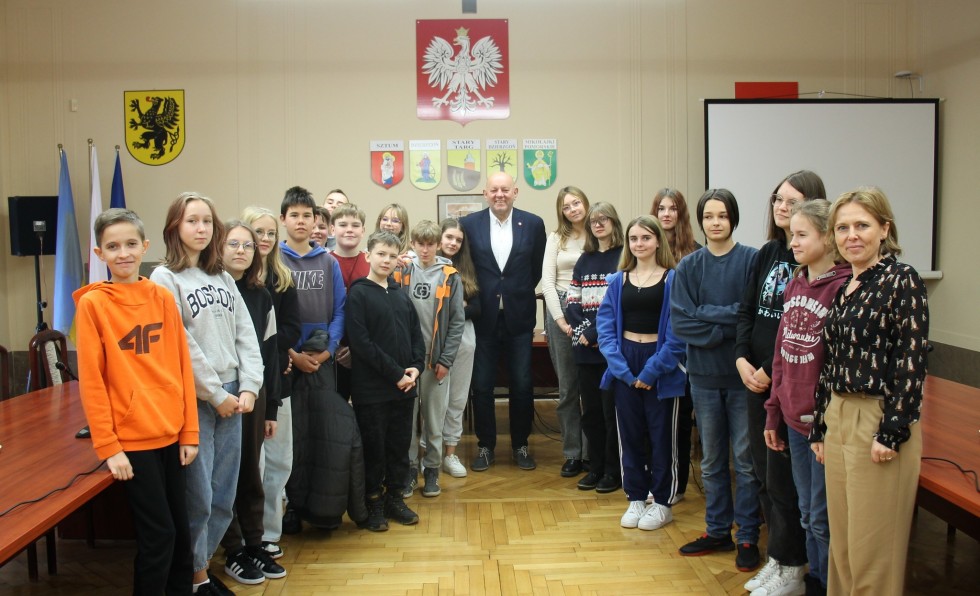 Sztum. Lekcje obywatelskie w Starostwie Powiatowym.