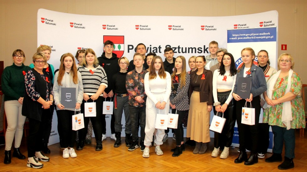 Sztum. Olimpiada Wiedzy o HIV/AIDS.