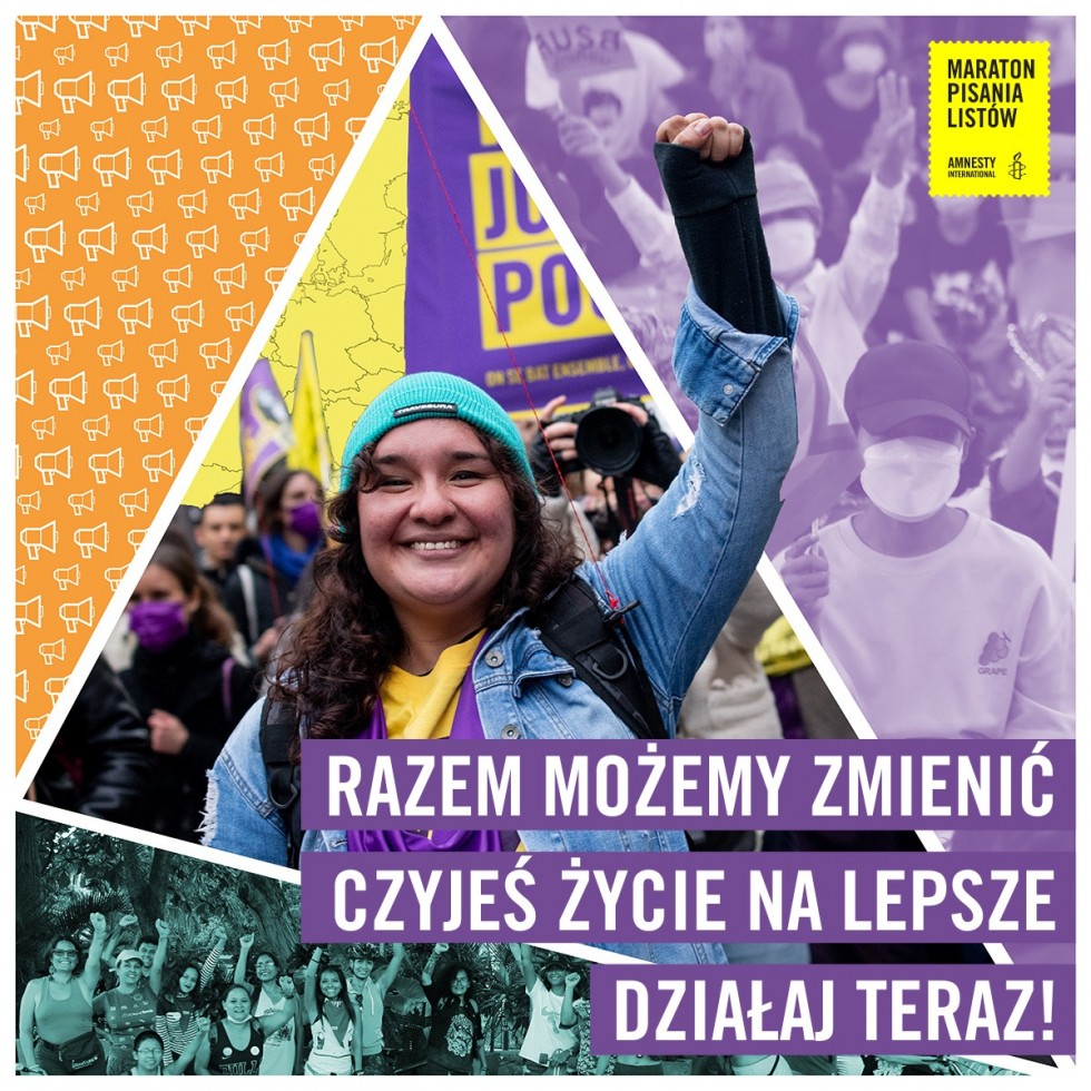 Sztum. Maraton Pisania Listów - w obronie praw człowieka.