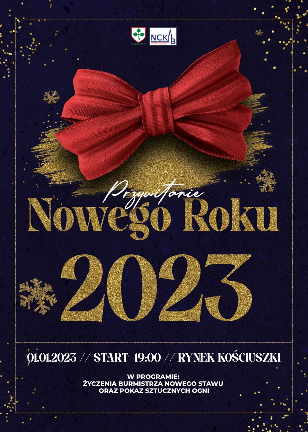 Nowy Staw. Powitanie Nowego 2023 Roku.