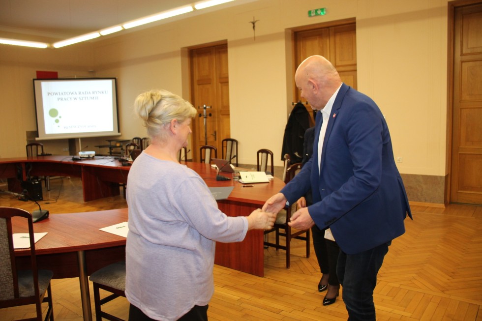 Sztum. Nowi członkowie Powiatowej Rady Rynku Pracy.