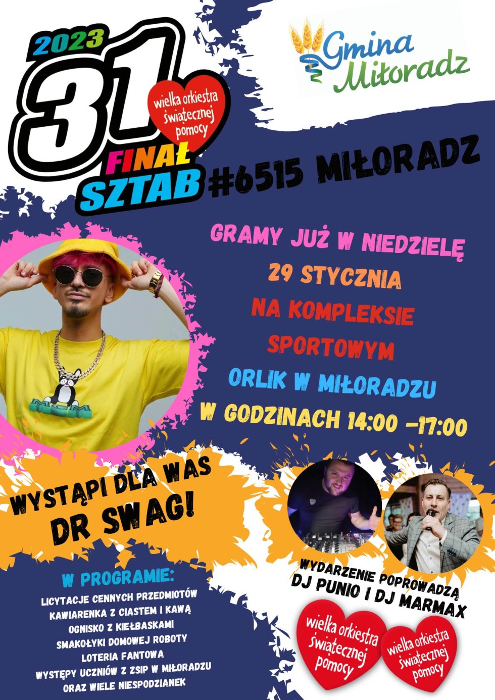 Gmina Miłoradz. W niedzielę 31. Finał WOŚP.