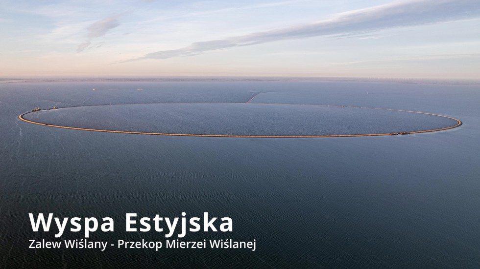 Budowa sztucznej wyspy na Zalewie Wiślanym - Wyspa Estyjska - Grupa NDI #przekopmierzeiwiślanej