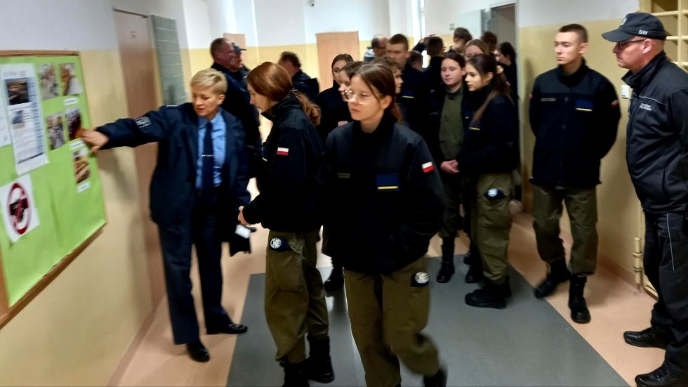 Malbork. Uczniowie z Zespołu Szkół Technicznych z wizytą w sztumskim Zakładzie Karnym.