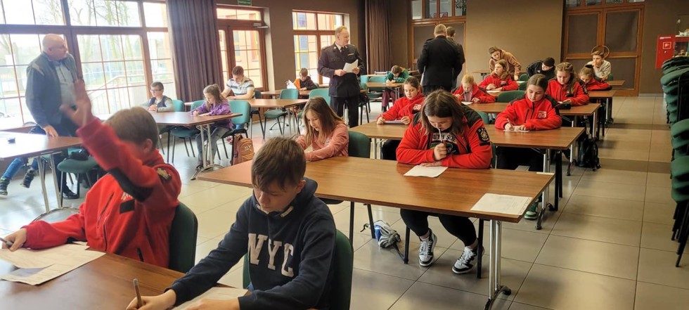 Sztum. Eliminacje miejsko-gminne Ogólnopolskiego Turnieju Wiedzy Pożarniczej.